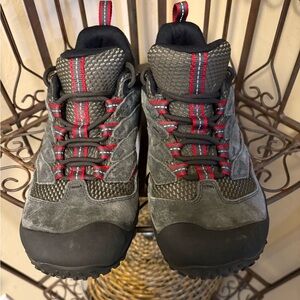 Merrell Gray and Red Men's Hiking Boots
